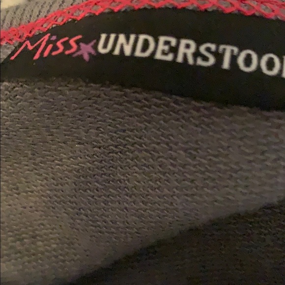 Girls cute heart design scoop neck sweater - Picture 4 of 4